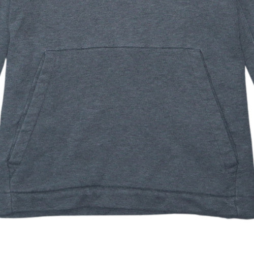 Nike Men’s Grey Pullover Hoodie M Regular Fit Cotton Blend