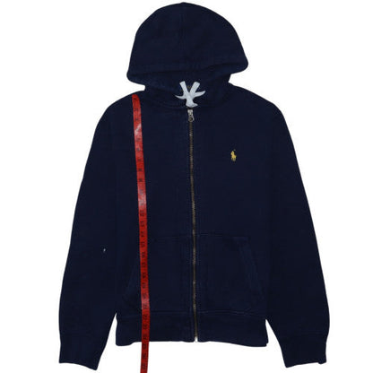 Polo Ralph Lauren Men's Blue Full Zip Hoodie Size M