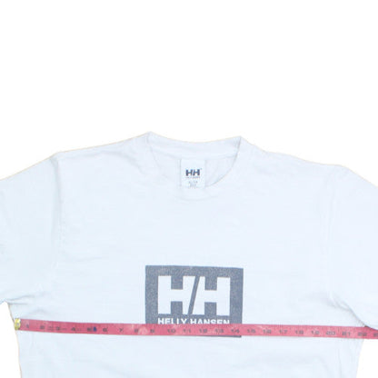 Helly Hansen Womens White XL Cotton Logo Short Sleeve T-Shirt