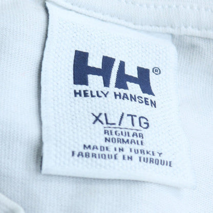 Helly Hansen Womens White XL Cotton Logo Short Sleeve T-Shirt