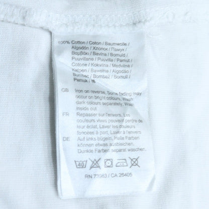 Helly Hansen Womens White XL Cotton Logo Short Sleeve T-Shirt