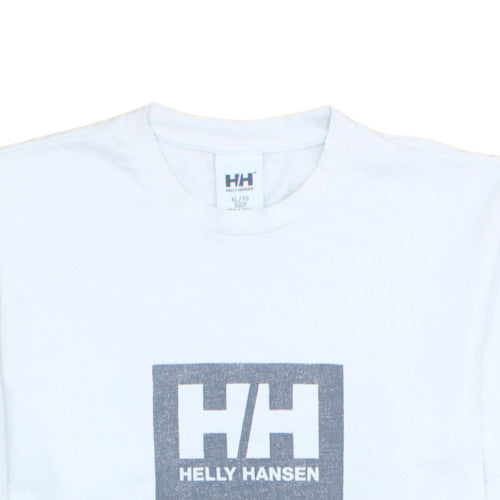 Helly Hansen Womens White XL Cotton Logo Short Sleeve T-Shirt