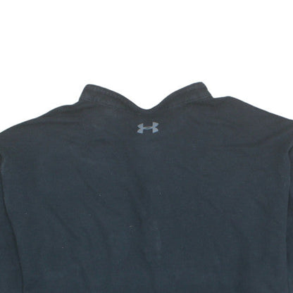 Under Armour Men's Black 2XL Henley HeatGear Short Sleeve T-Shirt