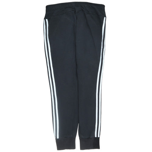 adidas Women Black L Jogger Activewear Tapered Trousers