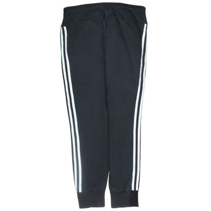 adidas Women Black L Jogger Activewear Tapered Trousers