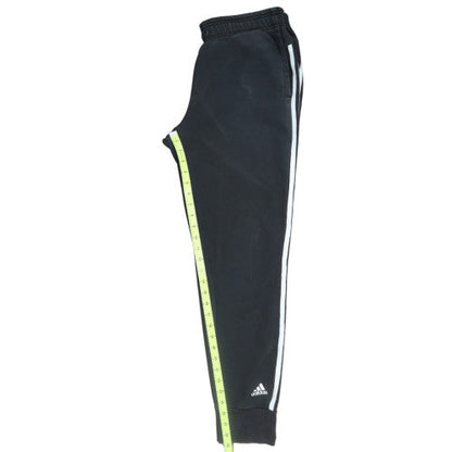 adidas Women Black L Jogger Activewear Tapered Trousers