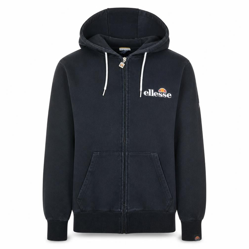 Ellesse Men’s Black Full Zip Hoodie Size S Logo Sportswear