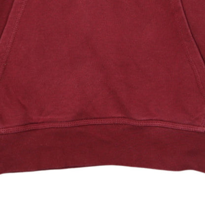 Nike Men's Red Pullover Fleece Hoodie Size S Regular Fit Sportswear