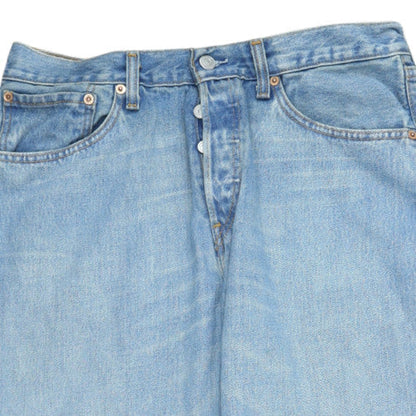 Levi Strauss Men's Blue 527 Wide-Leg Denim Jeans Size 36 Relaxed Fit