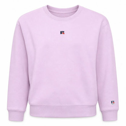 Russell Athletic Women’s Pink Crew Neck Sweatshirt Size 12 Cotton Blend