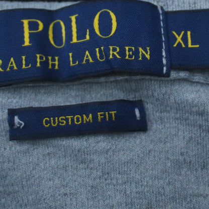 Ralph Lauren Men's Grey Custom Fit Cotton Polo Shirt XL