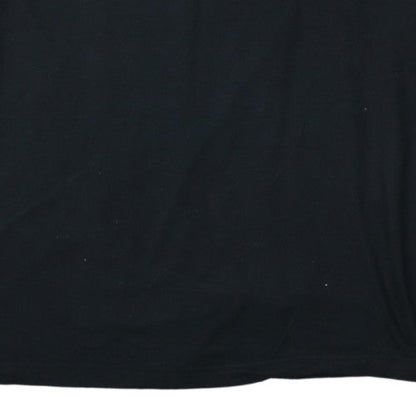Quiksilver Men's Black Graphic Print Cotton T-Shirt XL Regular Fit