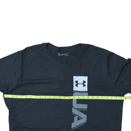 Under Armour Men's Black 3XL Loose Fit HeatGear Graphic T-Shirt