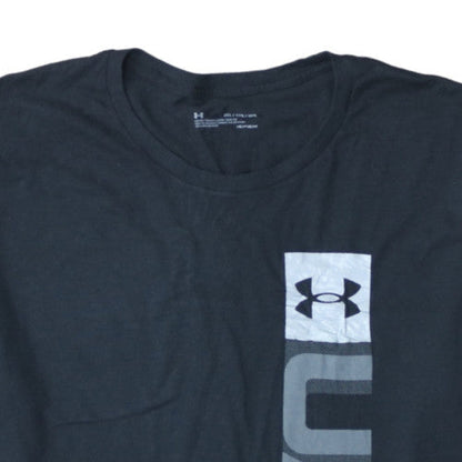 Under Armour Men's Black 3XL Loose Fit HeatGear Graphic T-Shirt