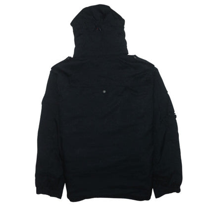 Quiksilver Men's Black Fur Hood Winter Parka Jacket Size M
