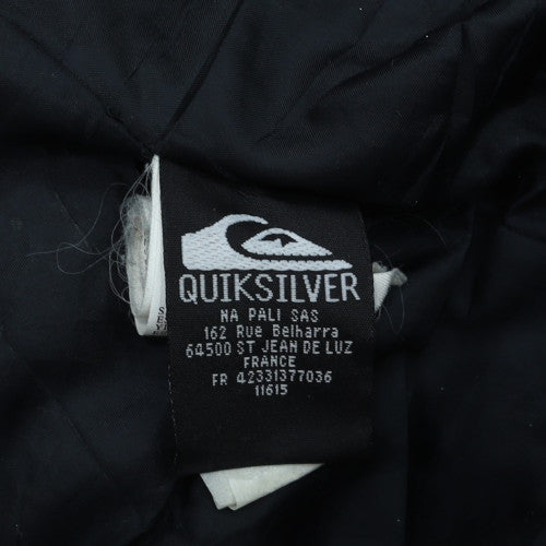 Quiksilver Men's Black Fur Hood Winter Parka Jacket Size M