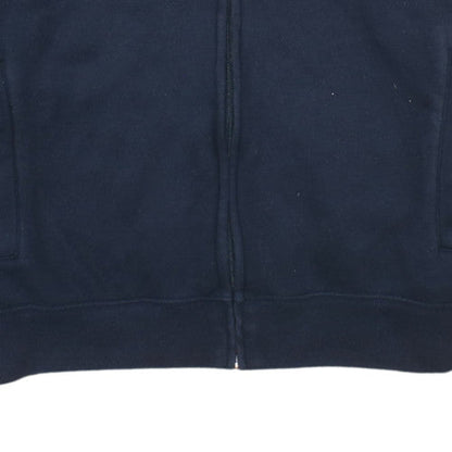 Champion Mens Blue Full Zip Fleece Sweatshirt Large