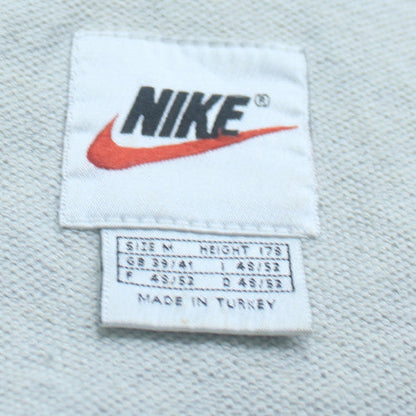 Nike Men's Grey Full Zip Hoodie Size M Regular Fit Fleece Sweatshirt
