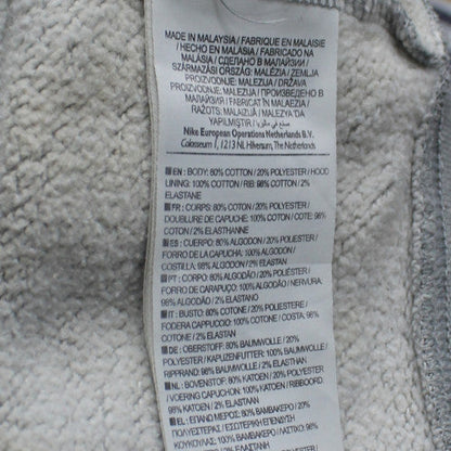 Nike SB Men's Grey Pullover Hoodie L Regular Fit Graphic Fleece