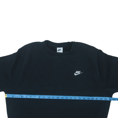 Nike Men's Black L Pullover Crew Neck Fleece Sweatshirt