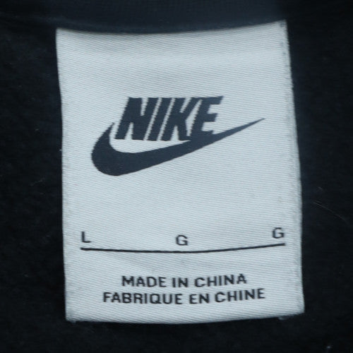Nike Men's Black L Pullover Crew Neck Fleece Sweatshirt
