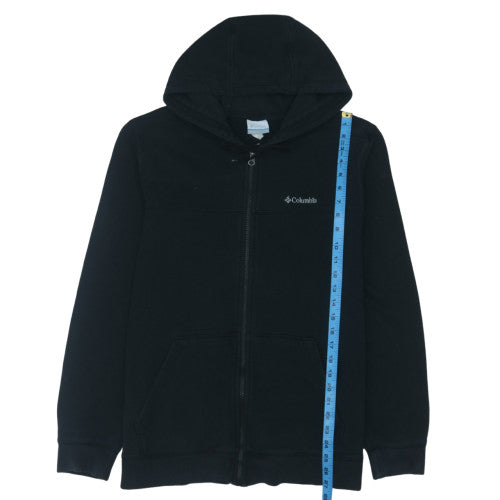 Columbia Mens Black Full Zip Fleece Hoodie Size L Regular Fit