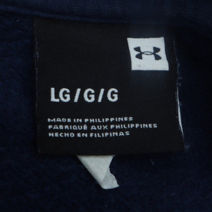 Under Armour Men’s Blue Pullover Hoodie L Regular Fit Fleece
