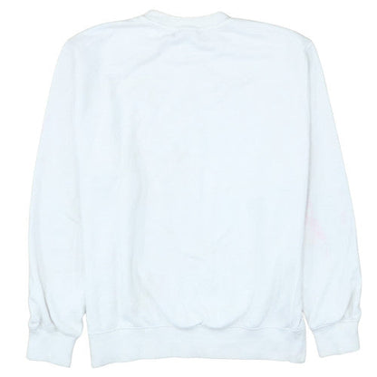 Nike Men's White Crew Neck Pullover Sweatshirt Size M