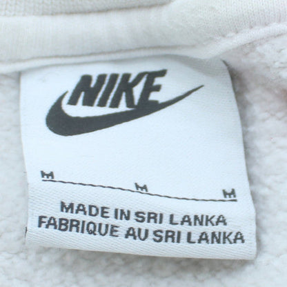 Nike Men's White Crew Neck Pullover Sweatshirt Size M