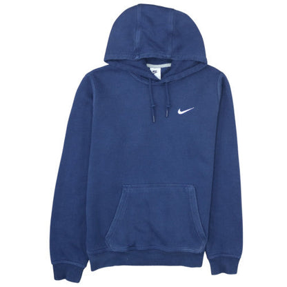 Nike Men's Blue Pullover Hoodie M Regular Fit Fleece Sweatshirt