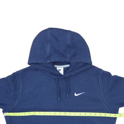 Nike Men's Blue Pullover Hoodie M Regular Fit Fleece Sweatshirt