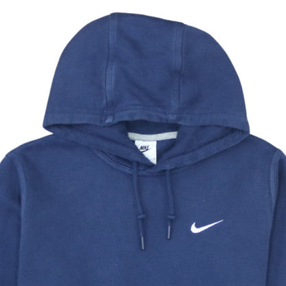 Nike Men's Blue Pullover Hoodie M Regular Fit Fleece Sweatshirt