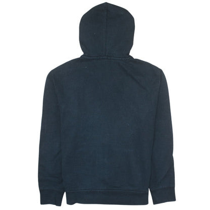 Ralph Lauren Men's Black Full Zip Hoodie L Logo Fleece Sweatshirt