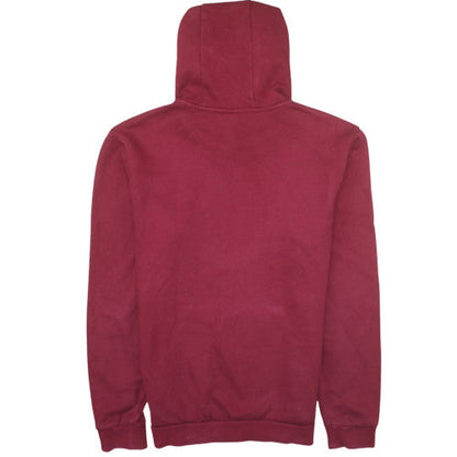 Adidas Men's Red Pullover Hoodie L Logo Fleece Sportswear