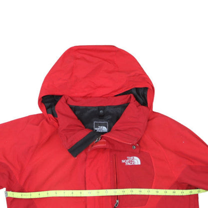 The North Face Men's Red Waterproof Hooded Parka Jacket Size M