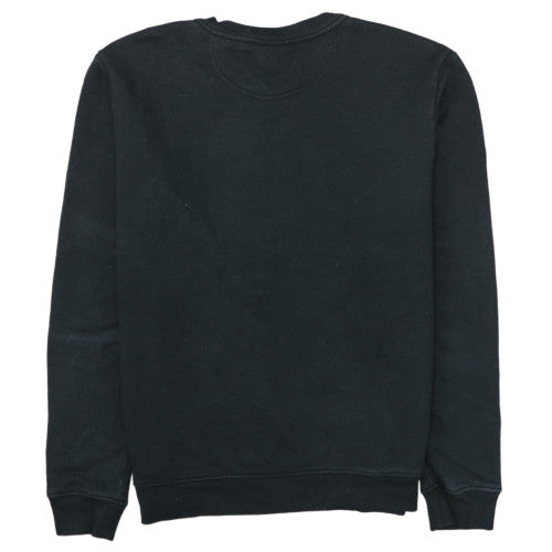 Lacoste Men's Black Logo Crew Neck Sweatshirt Size L