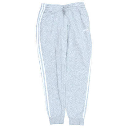 Adidas Men Grey Jogger Sweatpants Size M Regular Fit Side Stripe
