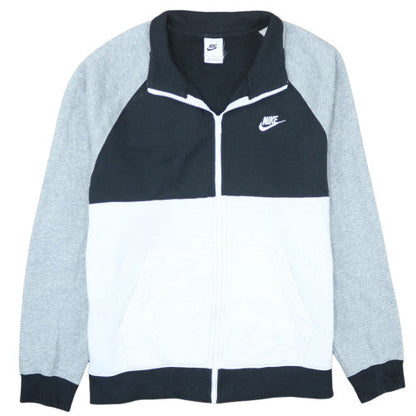 Nike Men's Black Full Zip Fleece Sweatshirt Size M