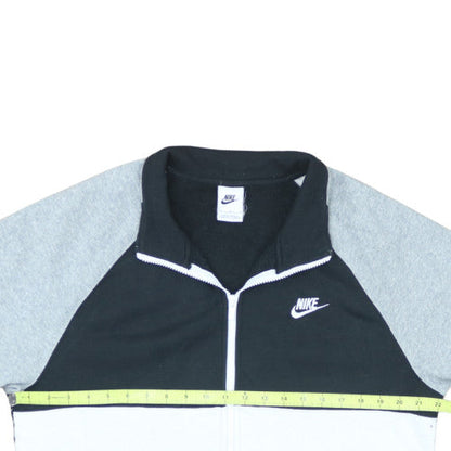 Nike Men's Black Full Zip Fleece Sweatshirt Size M