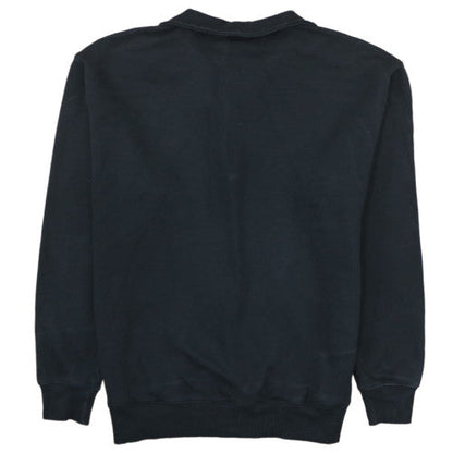 Reebok Men's Black 1/4 Zip Fleece Sweatshirt Size L