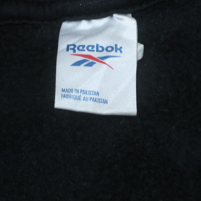 Reebok Men's Black 1/4 Zip Fleece Sweatshirt Size L