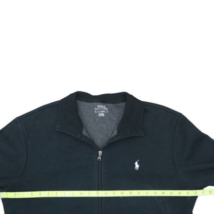 Polo Ralph Lauren Men’s Black Full Zip Collared Sweatshirt L