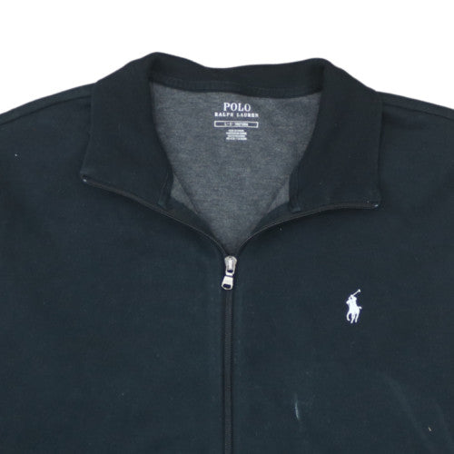 Polo Ralph Lauren Men’s Black Full Zip Collared Sweatshirt L