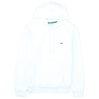 Lacoste Men's White Classic Fit Pullover Hoodie Size L