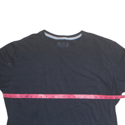 Russell Athletic Men's Black XL Crew Neck Cotton Blend T-Shirt