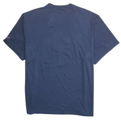 Nike Men's Blue Crew Neck Dri-FIT XXL Sports Graphic T-Shirt
