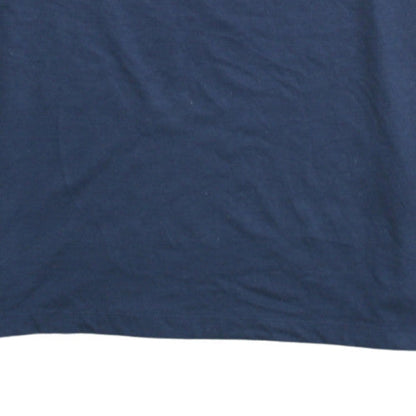 Nike Men's Blue Crew Neck Dri-FIT XXL Sports Graphic T-Shirt