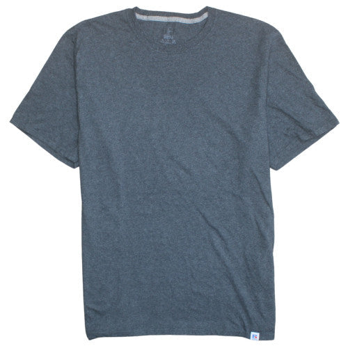 Russell Athletic Men's Grey XL Crew Neck Cotton Blend T-Shirt