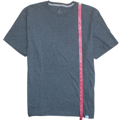 Russell Athletic Men's Grey XL Crew Neck Cotton Blend T-Shirt