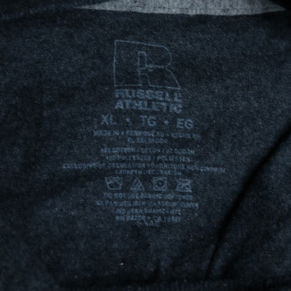 Russell Athletic Men's Grey XL Crew Neck Cotton Blend T-Shirt